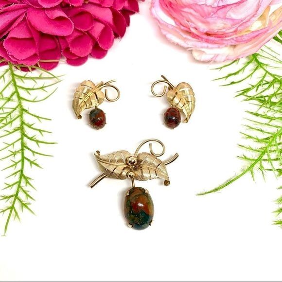VINTAGE⚜️WINARD 12K GF & Genuine Gemstone Set